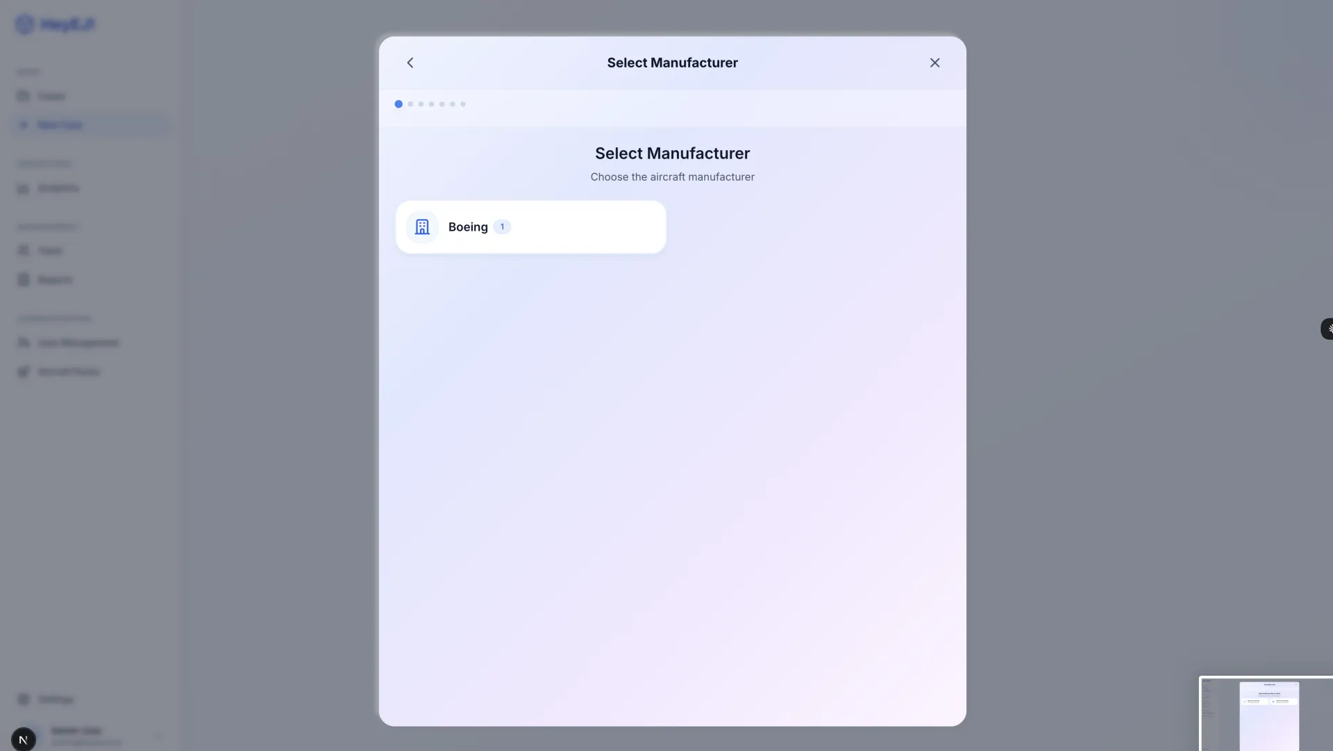 HeyEJ Manufacturer Selection