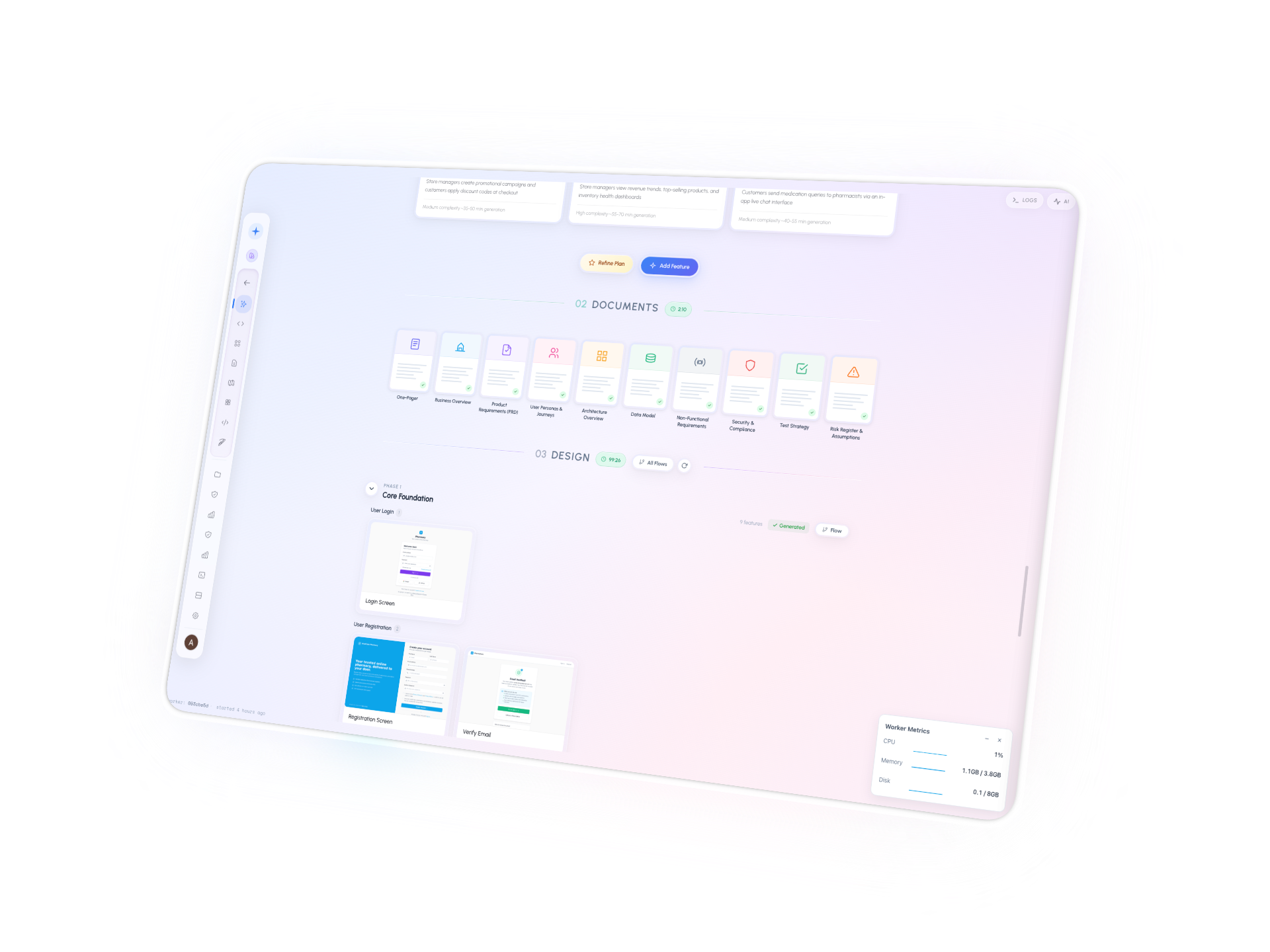 OneSpark interface screenshot 7