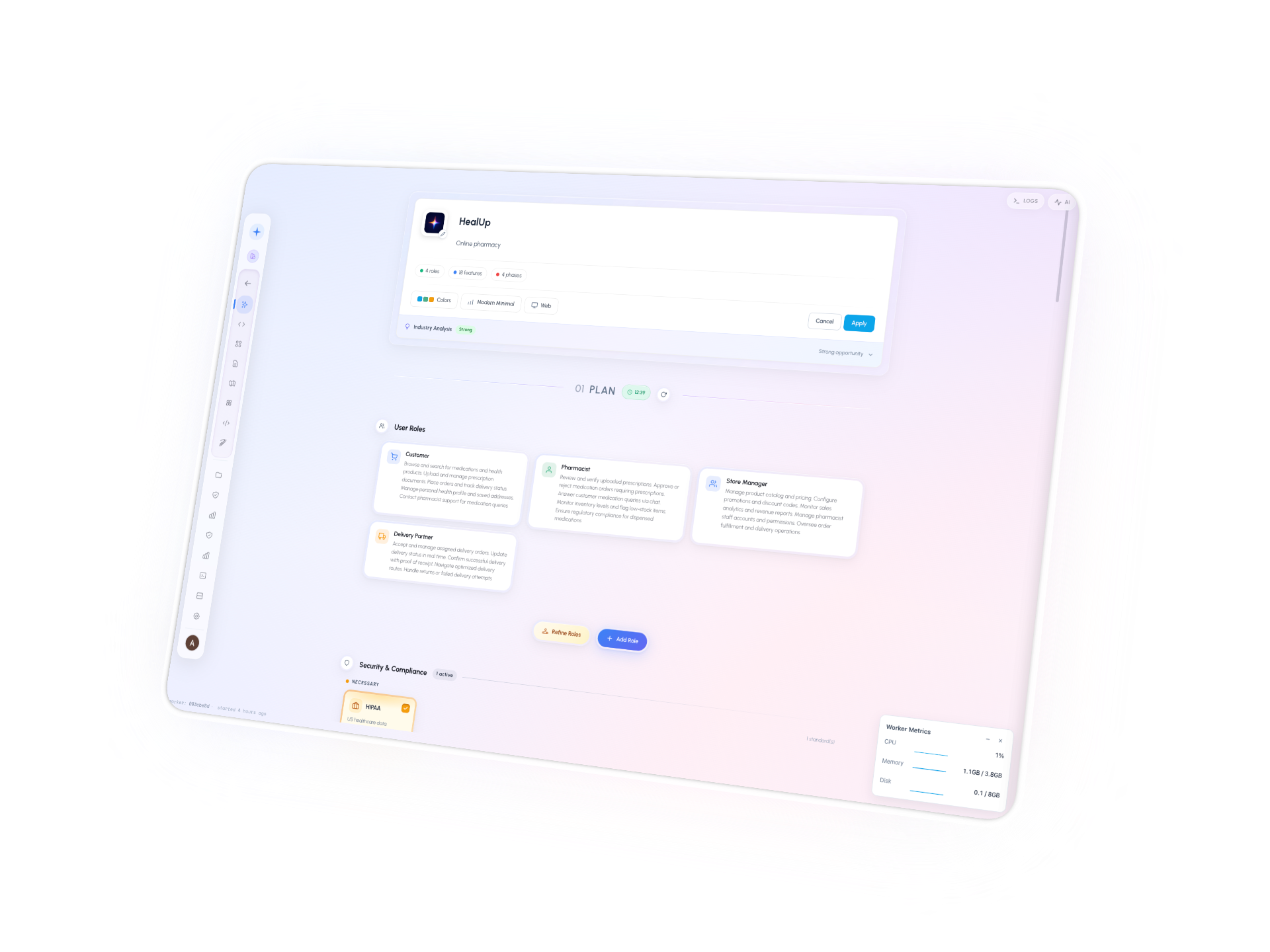 OneSpark interface screenshot 2