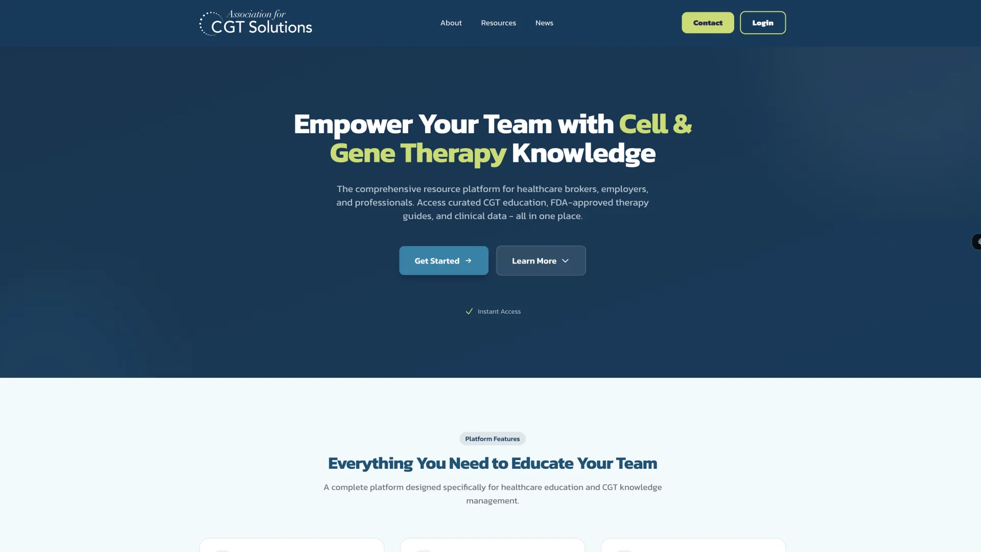 Resource Center — HIPAA-compliant cell and gene therapy platform built by OneChair.dev