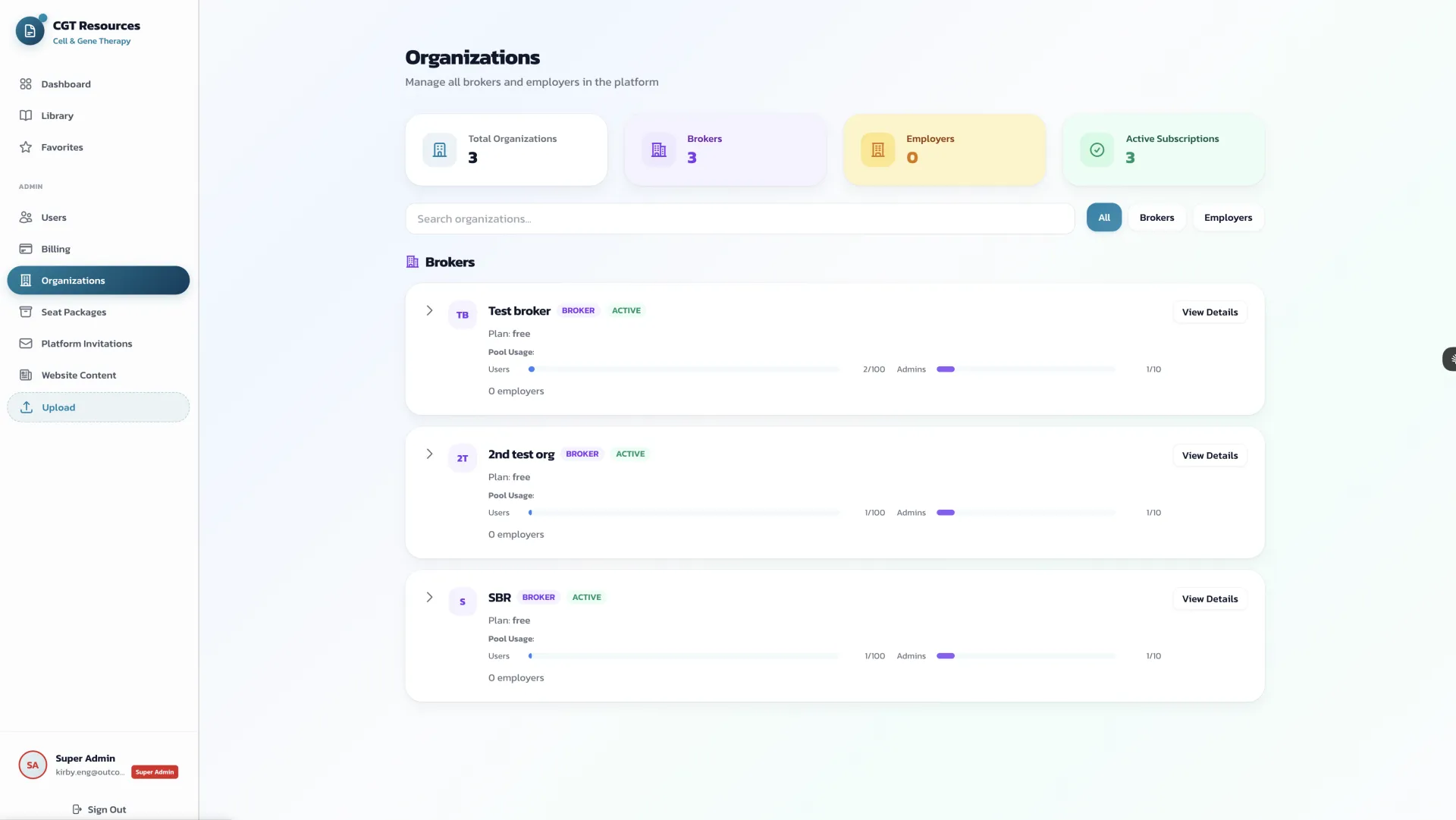 Resource Center Organizations