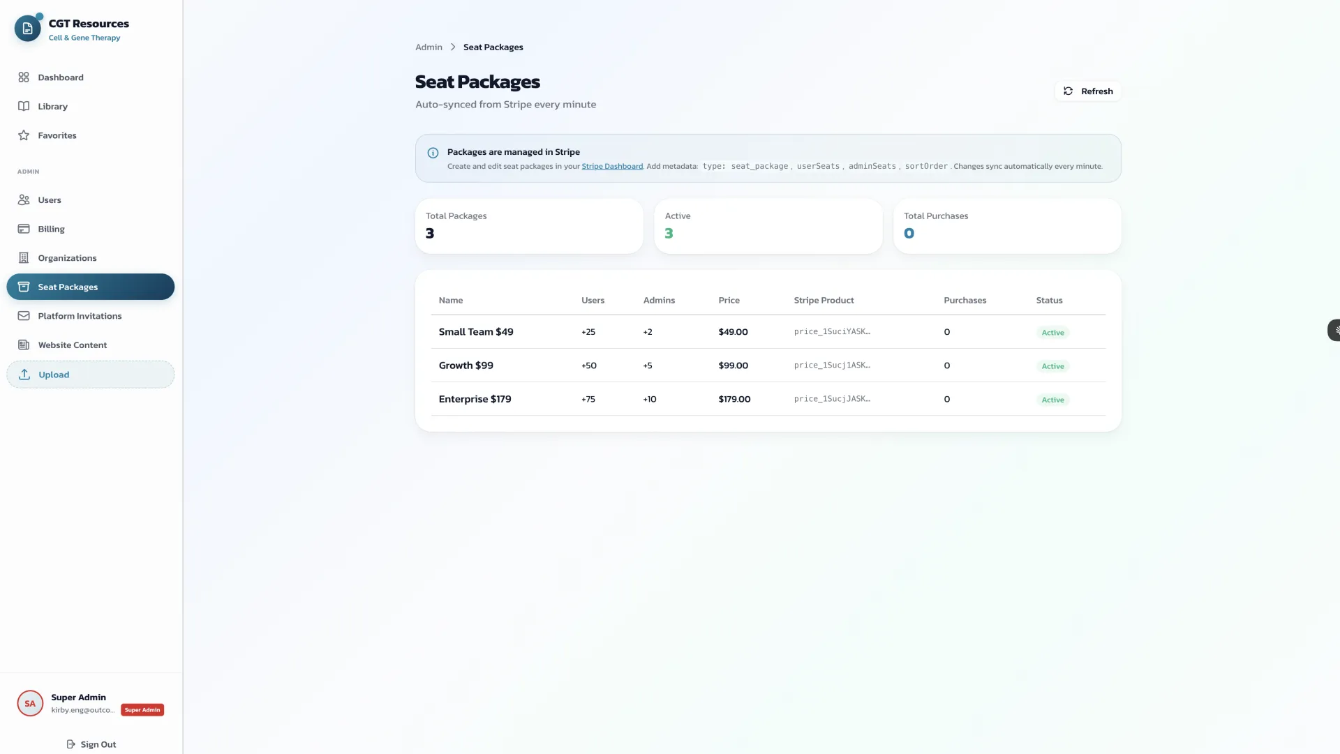 Resource Center Packages